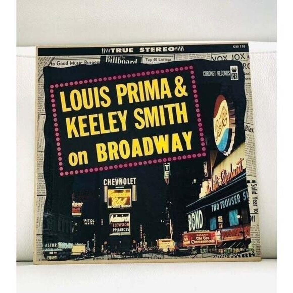 LP Louis Prima &Keeley Smith On Broadway Vinyl Record